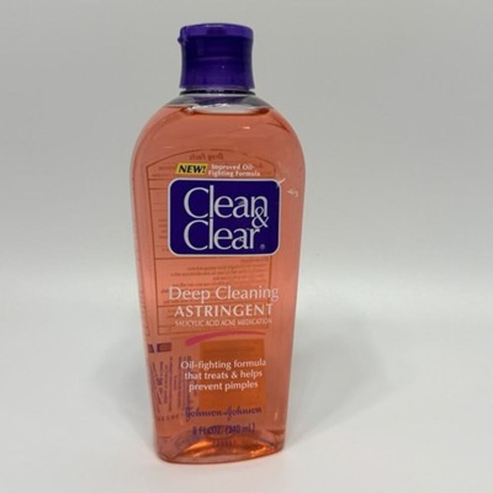 Clean & Clear Deep Cleaning Astringent Oil Fighting 8 oz Old Formula 2007 NEW